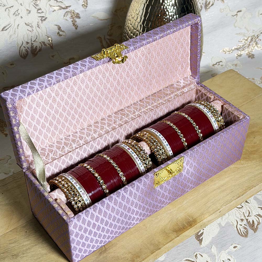 Lilac Haze Choora Box - Choora Boxes - Viyaah Accessories - 3