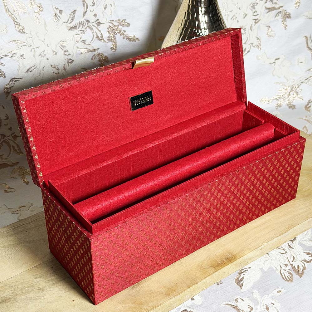 Red Design Choora Box - Choora Boxes - Viyaah Accessories - 1