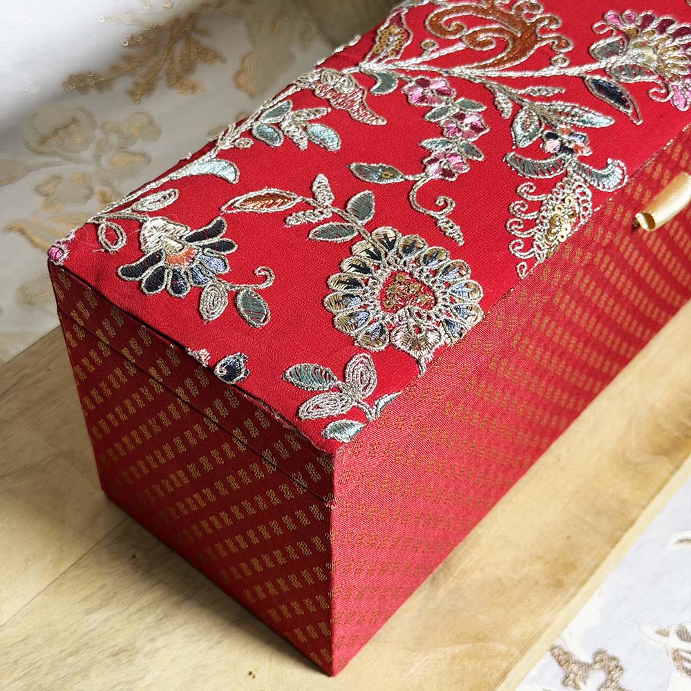 Red Design Choora Box - Choora Boxes - Viyaah Accessories - 2