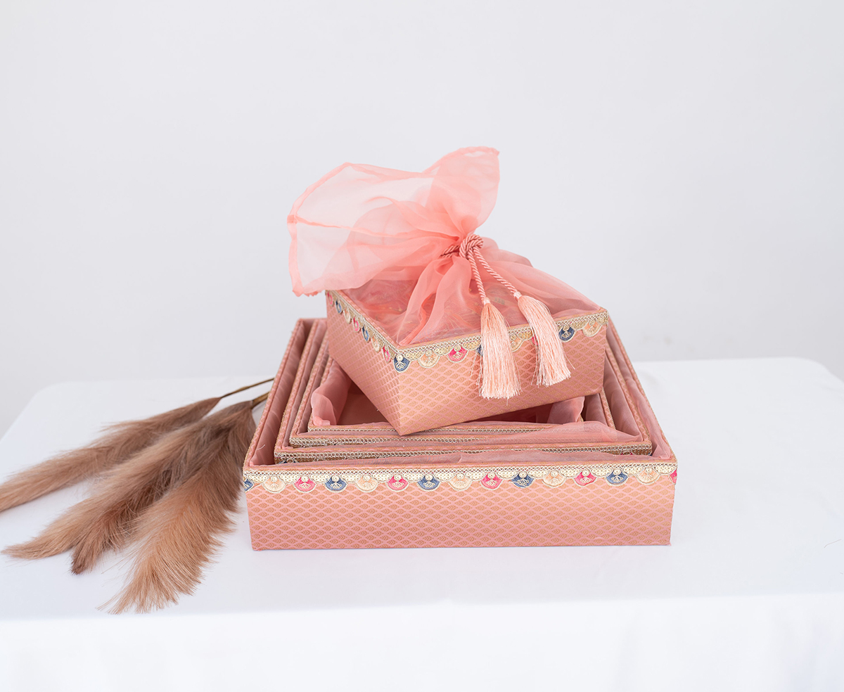Blush Pink wedding Basket