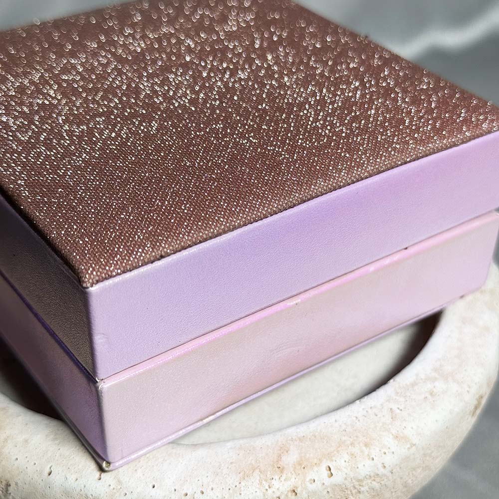 Small Square Jewellery Box Rose Glitter - Wedding Box - Viyaah Accessories - 2