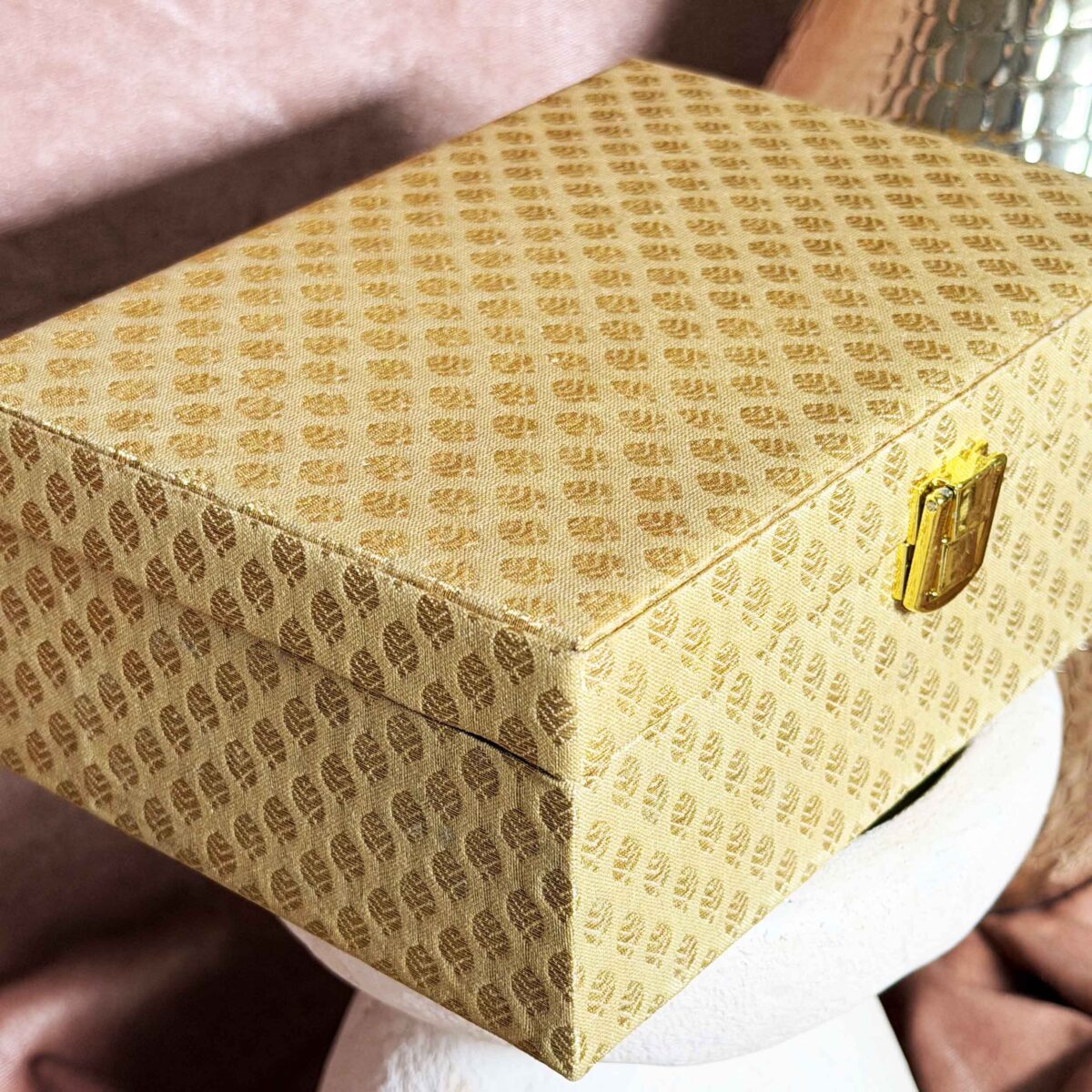 Gold Laddoo Box - Wedding Box - Viyaah Accessories - 2