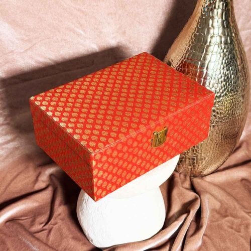 Red and Gold Design Laddoo Boxes
